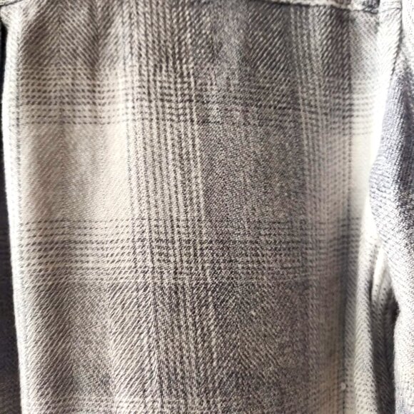 Rails Toddler Girls Size 2-3 Blue Gray Plaid Button Up Long Sleeve Rayon Top - Picture 4 of 8